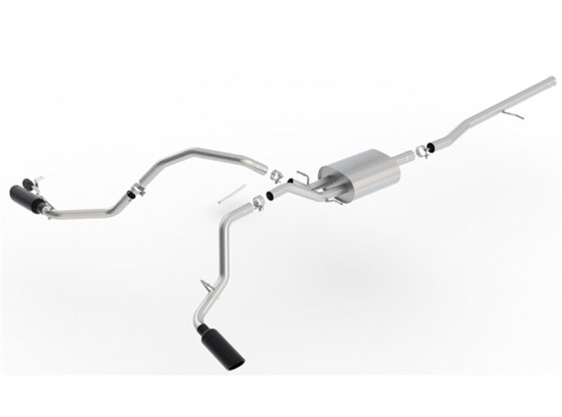 Borla 140545BC 14-18 Chevrolet Silverado 1500 AT/MT 4DR SS S-Type Catback Exhaust Black Chrome Tip