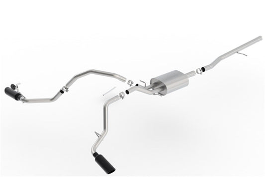 Borla 140545BC 14-18 Chevrolet Silverado 1500 AT/MT 4DR SS S-Type Catback Exhaust Black Chrome Tip
