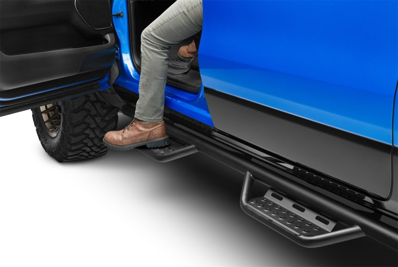 N-Fab 219418012 RS Nerf Step 19-20 Dodge 1500 Crew Cab All Beds - Cab Length - Tex. Black