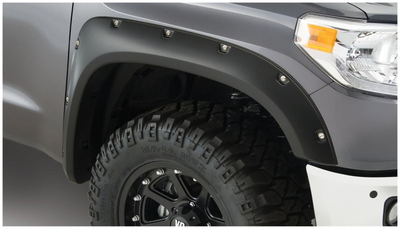 Bushwacker 30918-02 14-18 Toyota Tundra Fleetside Pocket Style Flares 4pc 66.7/78.7/97.6in Bed - Black