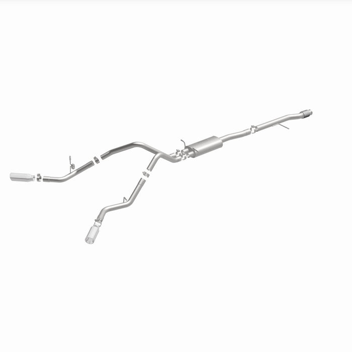 Magnaflow 15269 14 Chev Silverado V8 5.3L CC/EC Cab Dual Split Behind Rear Tires Exit SS Cat Back Perf Exh