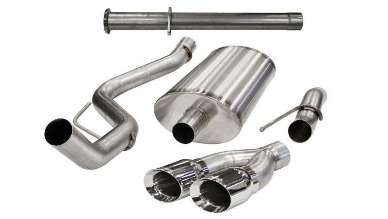CORSA Performance 14760 Corsa 2011-2014 Ford F-150 Raptor 6.2L V8 145in Wheelbase Polished Xtreme Cat-Back Exhaust