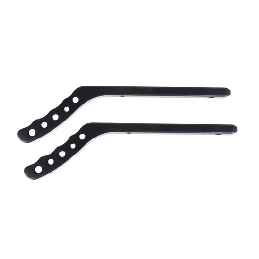 Rugged Ridge 13505.52 Aluminum Grab Handles Rear Pair Black 07-18 Jeep Wrangler JK/JKU