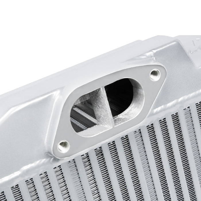 Mishimoto MMTMIC-STI-08SLRD Subaru 08-15 WRX STi Top-Mount Intercooler Kit - Powder Coated Silver & Red Hoses