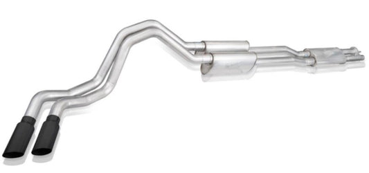 Stainless Works FT220CBL-B 20-21 Ford F-250/F-350 7.3L 304SS Legend Catback w/ 4in Matte Black Tips