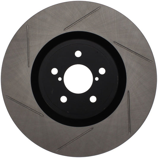 Stoptech 126.47019SR StopTech Power Slot 04 STi Front Right SportStop Slotted Rotor
