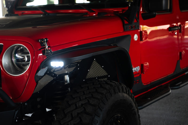 DV8 Offroad FDGL-07 20-23 Jeep Gladiator JT Slim Fender Flares