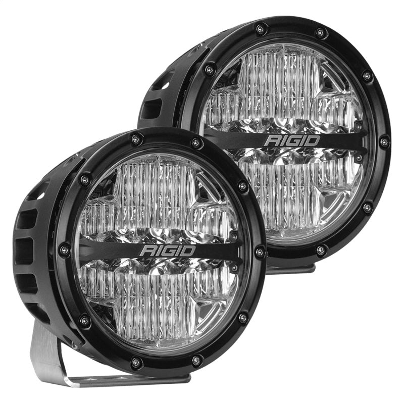 Rigid Industries 36206 360-Series 6in LED Off-Road Drive Beam - Amber Backlight (Pair)