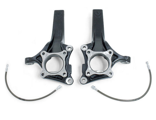 Maxtrac 703440 MaxTrac 09-18 Ford F-150 2WD 4-4.5in Front Lift Spindles w/Extended DOT Compliant Brake Lines