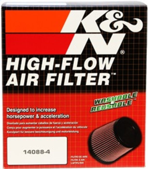 K&N Engineering RP-4980 K&N Round Tapered Universal Air Filter 4in Flange ID x 5.375 Base OD x 4in Top OD x 6.5in H
