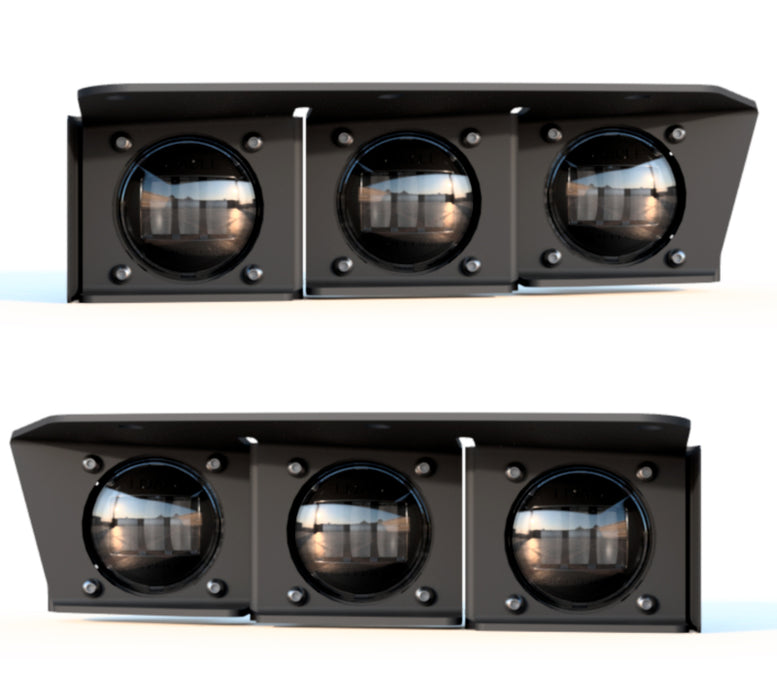 ORACLE Lighting 5890-006 21-22 Ford Bronco Triple LED Fog Light Kit for Steel Bumper - Yellow