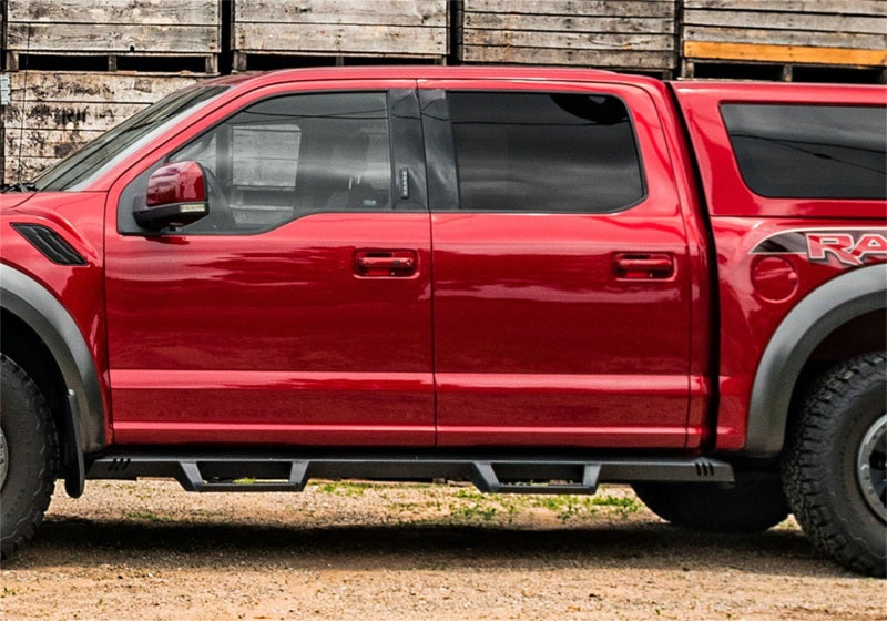 N-Fab EXC07CC-TX EPYX 07-18 Chevy/GMC 1500 / 08-10 Chevy/GMC 2500/3500 Crew Cab - Cab Length - Tex. Black