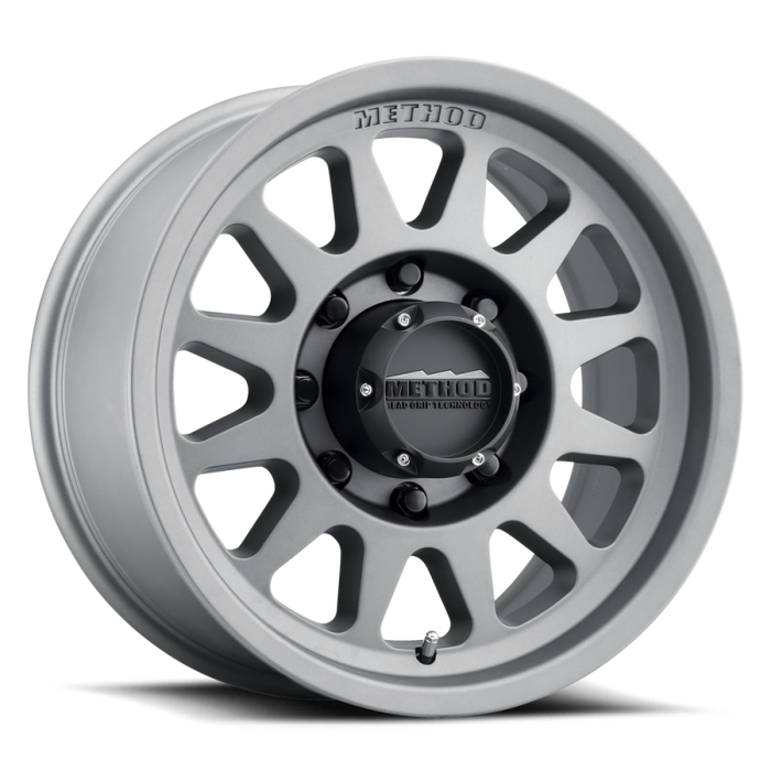 Method Wheels MR70479087818H Method MR704 HD 17x9 18mm Offset 8x170 130.81mm CB Titanium Wheel
