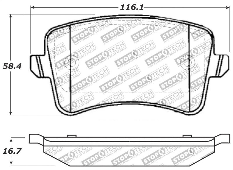 Stoptech 309.13860 StopTech Performance Brake Pads