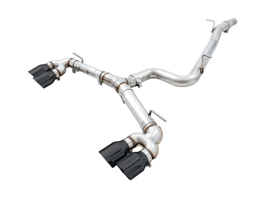 AWE Tuning 3015-43140 15-17 Volkswagen Golf R MK7 Track Edition Exhaust - Diamond Black Tips (102mm)