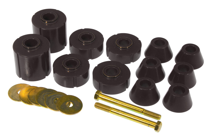 Prothane 7-104-BL 73-80 GM Body Mount 12 Bushing Kit - Black