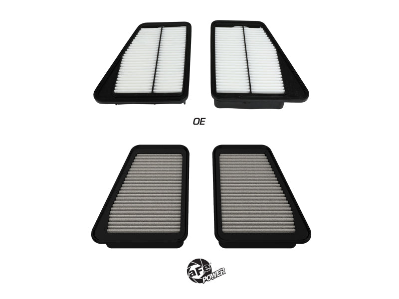 aFe 31-10317 18-21 Kia Stinger V6-3.3L (tt) Magnum FLOW OE Replacement Air Filter w/ Pro DRY S Media