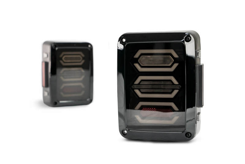 DV8 Offroad TLJK-02 07-18 Jeep Wrangler JK Octagon LED Tail Light