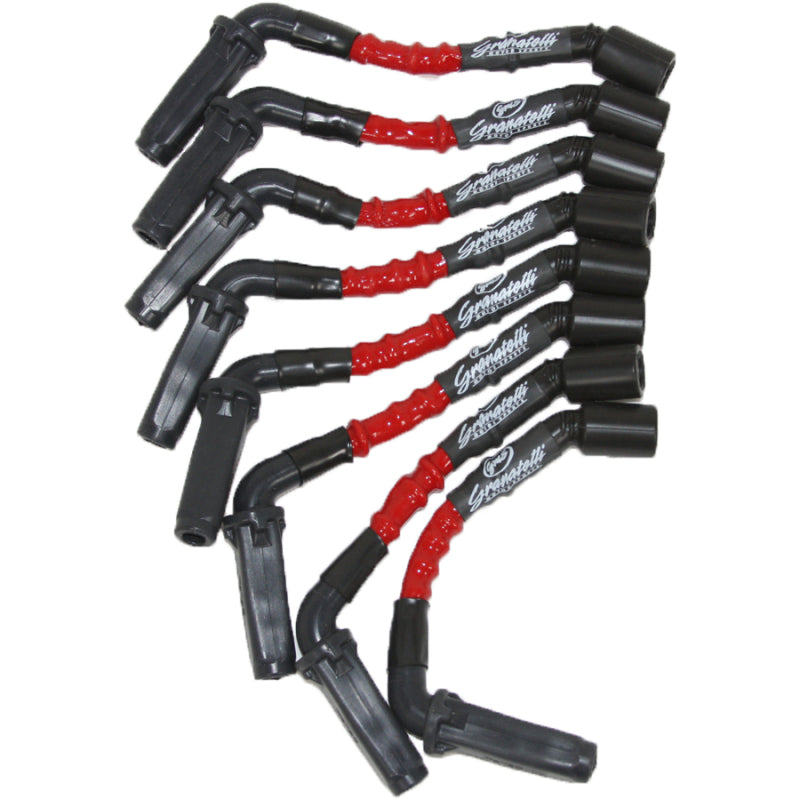 Granatelli Motor Sports 28-1811HTR Granatelli 99-23 GM LS2/LS3/LSA/LS7/LS9 Hi-Perf Coil-Near-Plug Wire Conn Kit w/Red Jacket