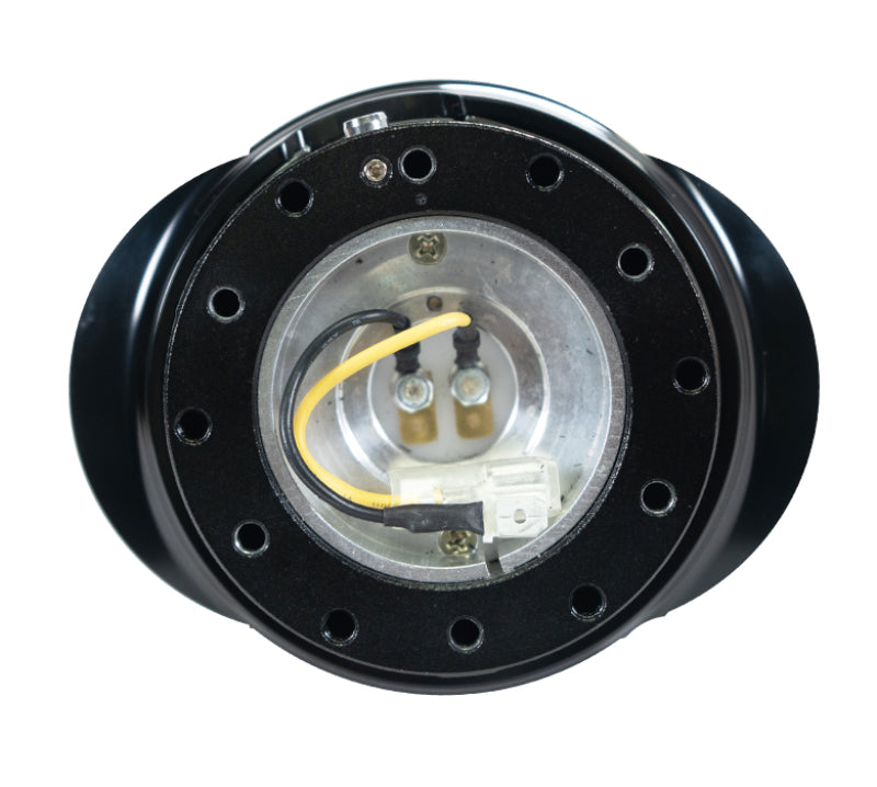 NRG SRK-220BK Quick Release Gen 2.2 - Black Body / Shiny Black Oval Ring
