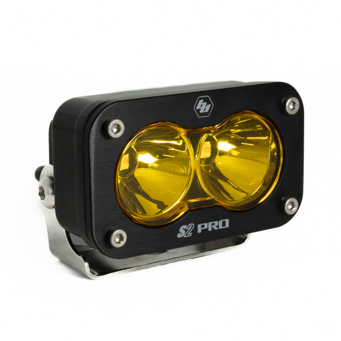 Baja Designs 480011 S2 Pro Spot Pattern LED Light - Amber