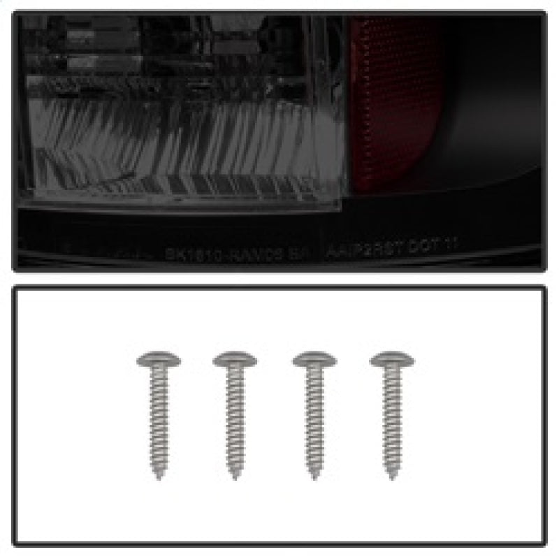 SPYDER 5078094 Spyder Dodge RAM 02-06 1500/RAM 2500/3500 03-06 LED Tail Light Black Smoke ALT-YD-DRAM02-LED-BSM