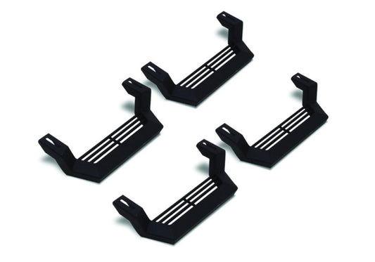 Rampage 26410034 1999-2019 Jeep Rock Rail Short Step Universal 4 Piece Set - Black