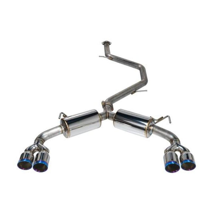 Remark RK-C4063T-01P 2019+ Toyota Corolla Hatchback Quad-Exit Cat-Back Exhaust Burnt Stainless Steel