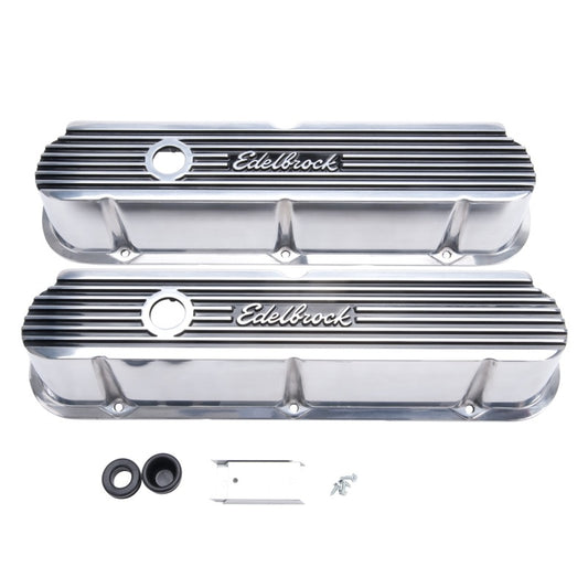 Edelbrock 4264 Valve Cover Elite II Series Ford 289-302-351W CI V8 Tall Polished