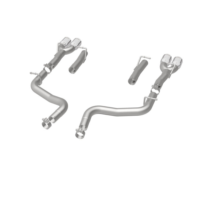 Magnaflow 19218 MagnaFlow Axle-Back, SS, 2.5in, Quad Split Rear 3.5in Tip 2015 Dodge Challenger 3.6L V6