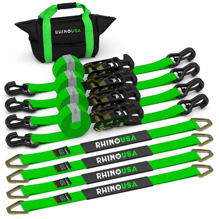 Rhino USA 2IN-HDKIT-GRN RSA Tie Down Kits