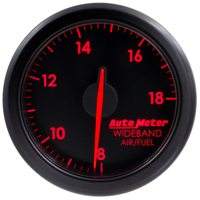 AutoMeter 9178-T Autometer Airdrive 2-1/6in Wideband Air / Fuel Gauge 10:1-17:1 ARF Range - Black