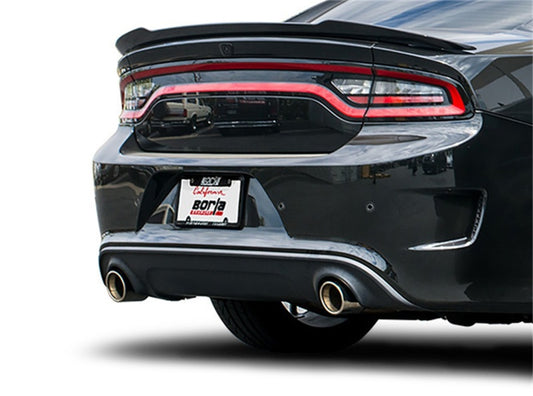 Borla 140667 2015 Dodge Charger Hellcat 6.2L V8 ATAK Catback Exhaust w/ Valves No Tips Factory Valance