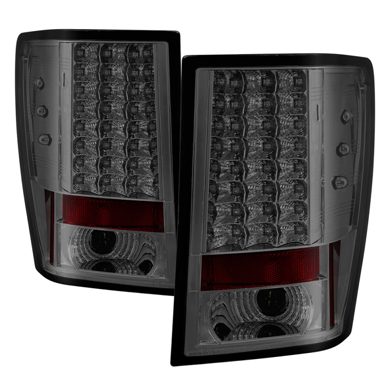 SPYDER 5070227 Spyder Jeep Grand Cherokee 07-10 LED Tail Lights Smoke ALT-YD-JGC07-LED-SM