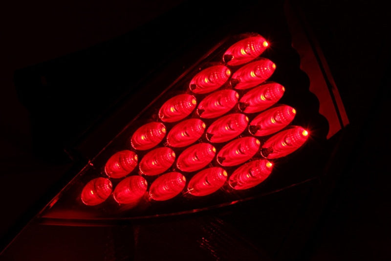 ANZO 321083 2003-2005 Nissan 350Z LED Taillights Red
