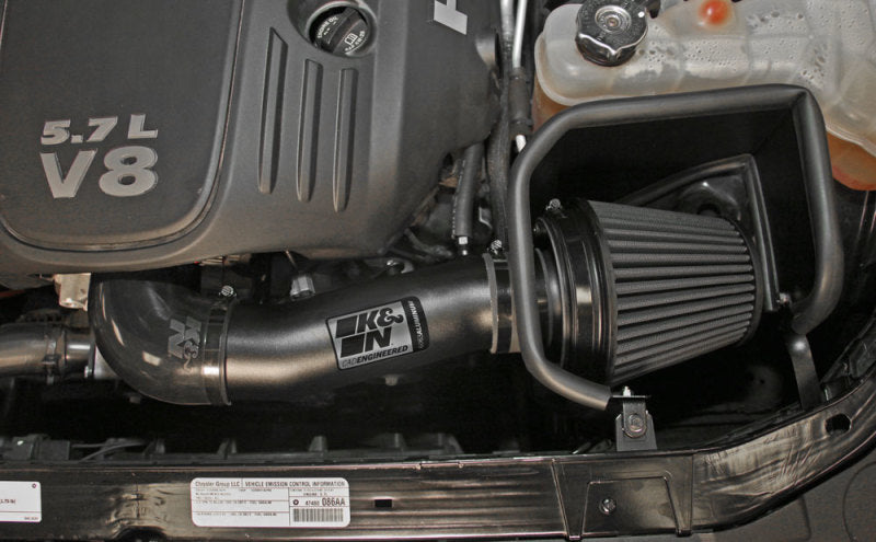 K&N Engineering 71-1542 K&N Dodge/Chrysler 5.7/6.1L V8 Black Performance Intake Kit
