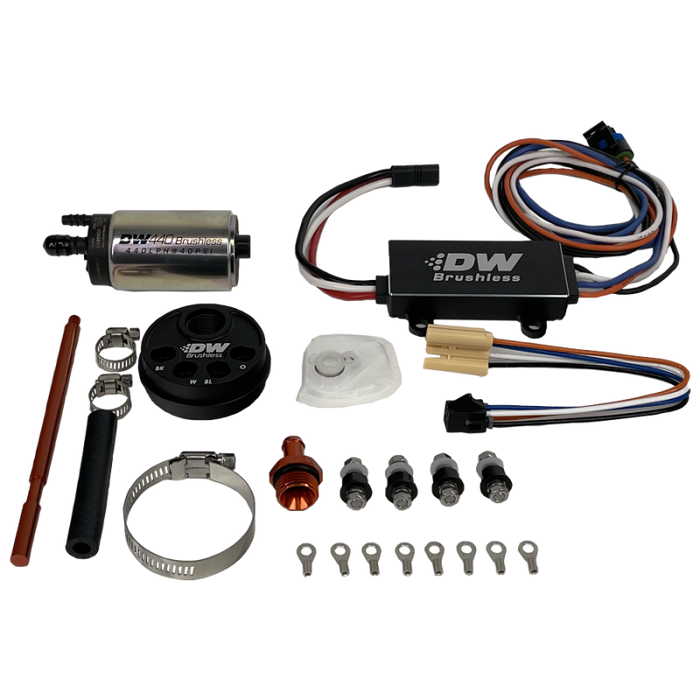 DeatschWerks 9-441-C102-5004 3.5L Module Surge Tank In-Tank Pump Adapter w/ DW440 Brushless & Controller 440lph Pump