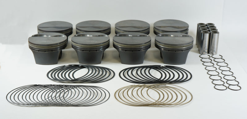 Mahle 930218400 MS Piston Set Chevrolet LS1/2/6 5.3L 329ci 3.800in Bore 3.622in Stk 9.6:1 CR -2.1cc Set of 8