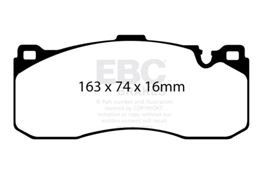 EBC DP51995NDX 08-10 BMW 135 3.0 Twin Turbo Bluestuff Front Brake Pads