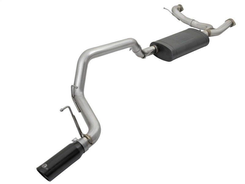 aFe 49-36114-B MACHForce XP 3in 304 SS Cat-Back Exhausts w/ Black Tips 10-17 Nissan Patrol (Y62) V8-5.6L