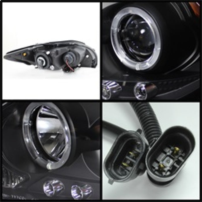 SPYDER 5073303 Spyder Scion TC 08-10 Projector Headlights LED Halo -Replaceable LEDs Blk PRO-YD-TTC08-HL-BK