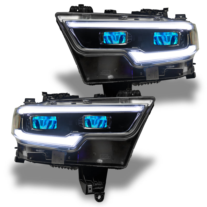 ORACLE Lighting 1456-334 Oracle 19-21 RAM 1500 RGB Headlight Demon Eye Kit - LED Projector - w/o Controller SEE WARRANTY