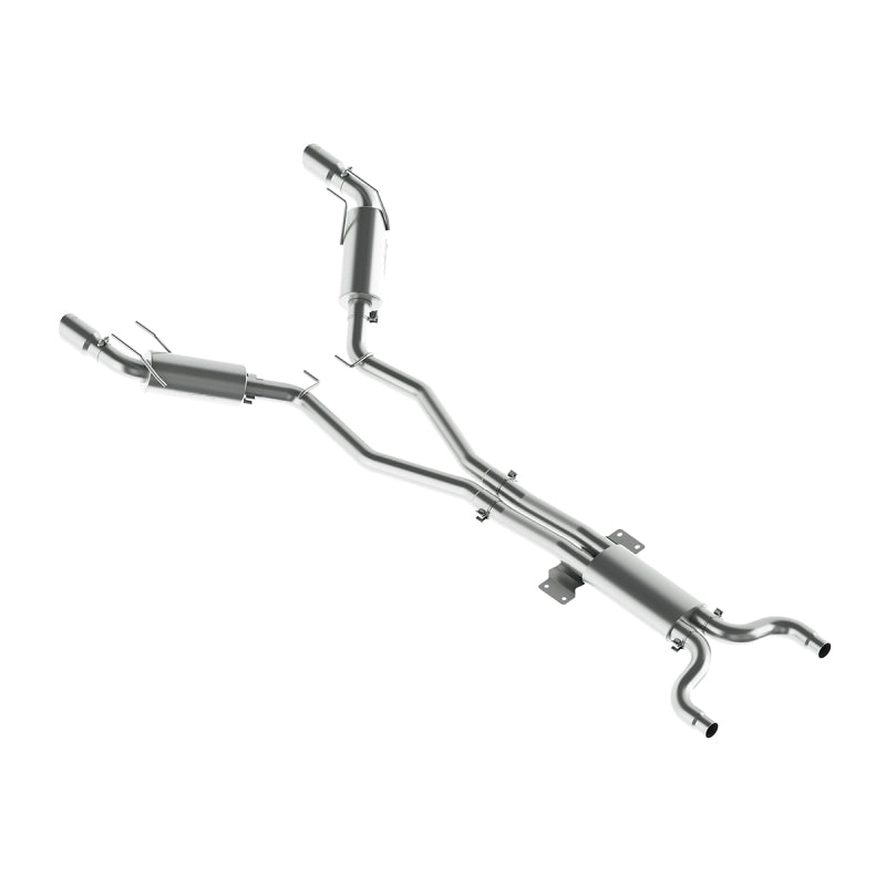 MBRP S7024409 2010 Chev Camaro V8 6.2L Automatic (L99) 3 Dual Cat Back Round Tips T409