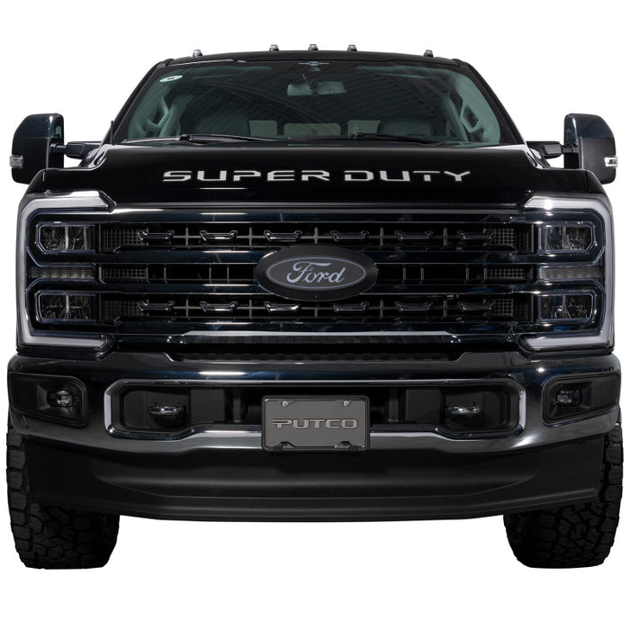 Putco 92803 23-24 Ford Super Duty Front Luminix Ford Led Grille Emblems