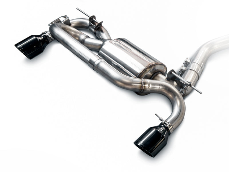 AWE Tuning 3010-33034 BMW F22 M235i / M240i Touring Edition Axle-Back Exhaust - Diamond Black Tips (102mm)