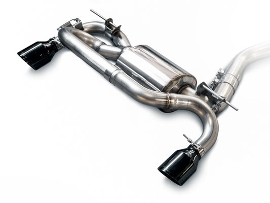 AWE Tuning 3010-33034 BMW F22 M235i / M240i Touring Edition Axle-Back Exhaust - Diamond Black Tips (102mm)