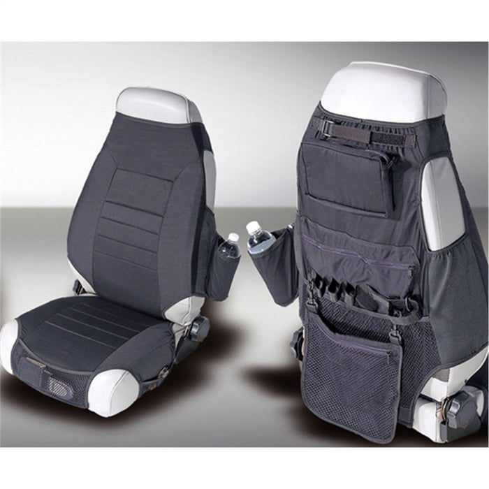 Rugged Ridge 13235.01 Fabric Seat Protectors Black 76-06 Jeep CJ / Jeep Wrangler