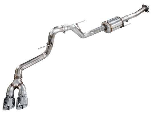 AWE Tuning 3015-32145 AWE 21-25 Ford F150 (14th Gen Reg Cab) Cat-Back Exhaust - 4.5in Dual Side Exit Chrome Tips