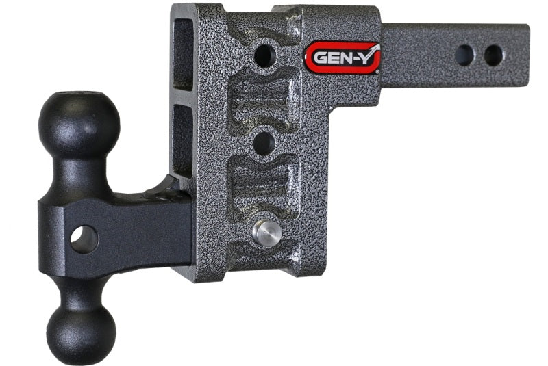 GEN-Y Hitch GH-513 Gen-Y Mega Duty 2in Shank 5in Drop 2K TW 16K Hitch w/GH-051 Dual-Ball