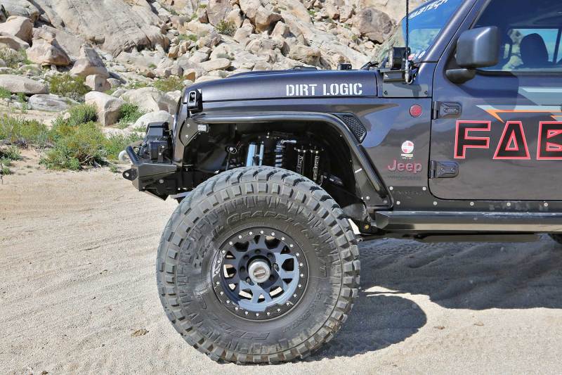 Fabtech FTS24212 18-21 Jeep JL 4WD Front Steel Tube Fenders